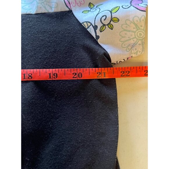 Divine Scrubs JDM Uniforms Owl Print Scrub Top For Women M Cotton Blend Pockets - Picture 8 of 16